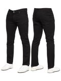 989Zé ENZO New Mens Stretch Straight Leg Jeans Casual Regular Fit Classic Basic Denim Pants