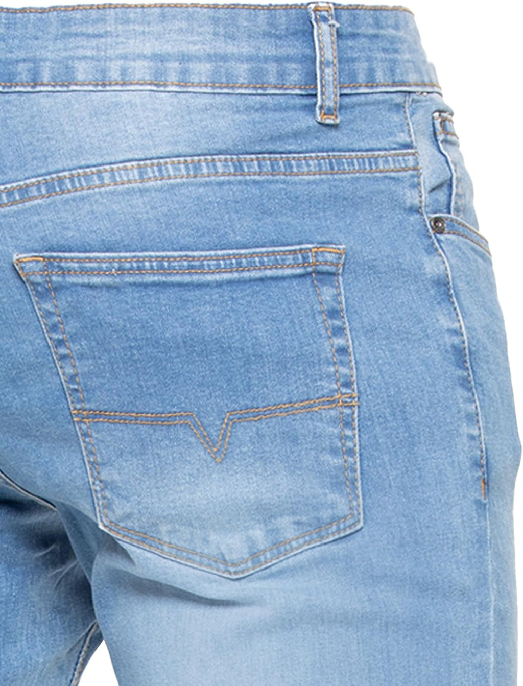 989Zé ENZO New Mens Stretch Straight Leg Jeans Casual Regular Fit Classic Basic Denim Pants