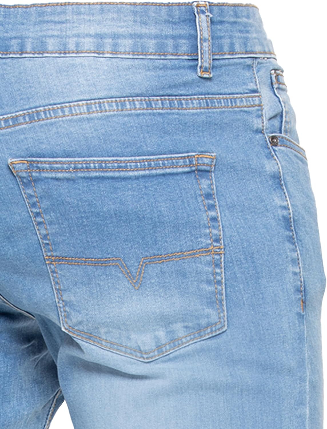 989Zé ENZO New Mens Stretch Straight Leg Jeans Casual Regular Fit Classic Basic Denim Pants