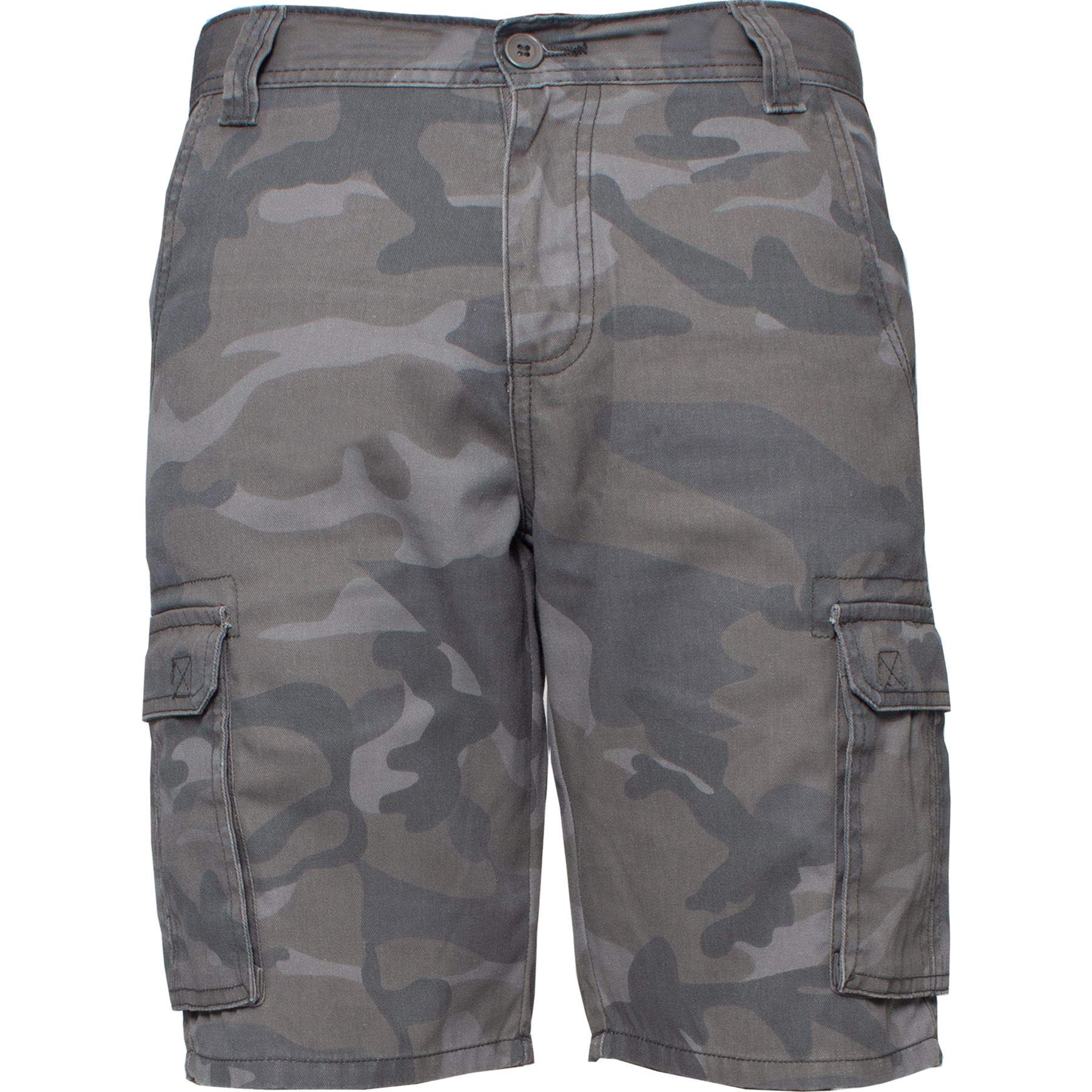 Enzo Jeans Mens Cargo Camo Shorts Summer Combat Camouflage Chino Half Pants