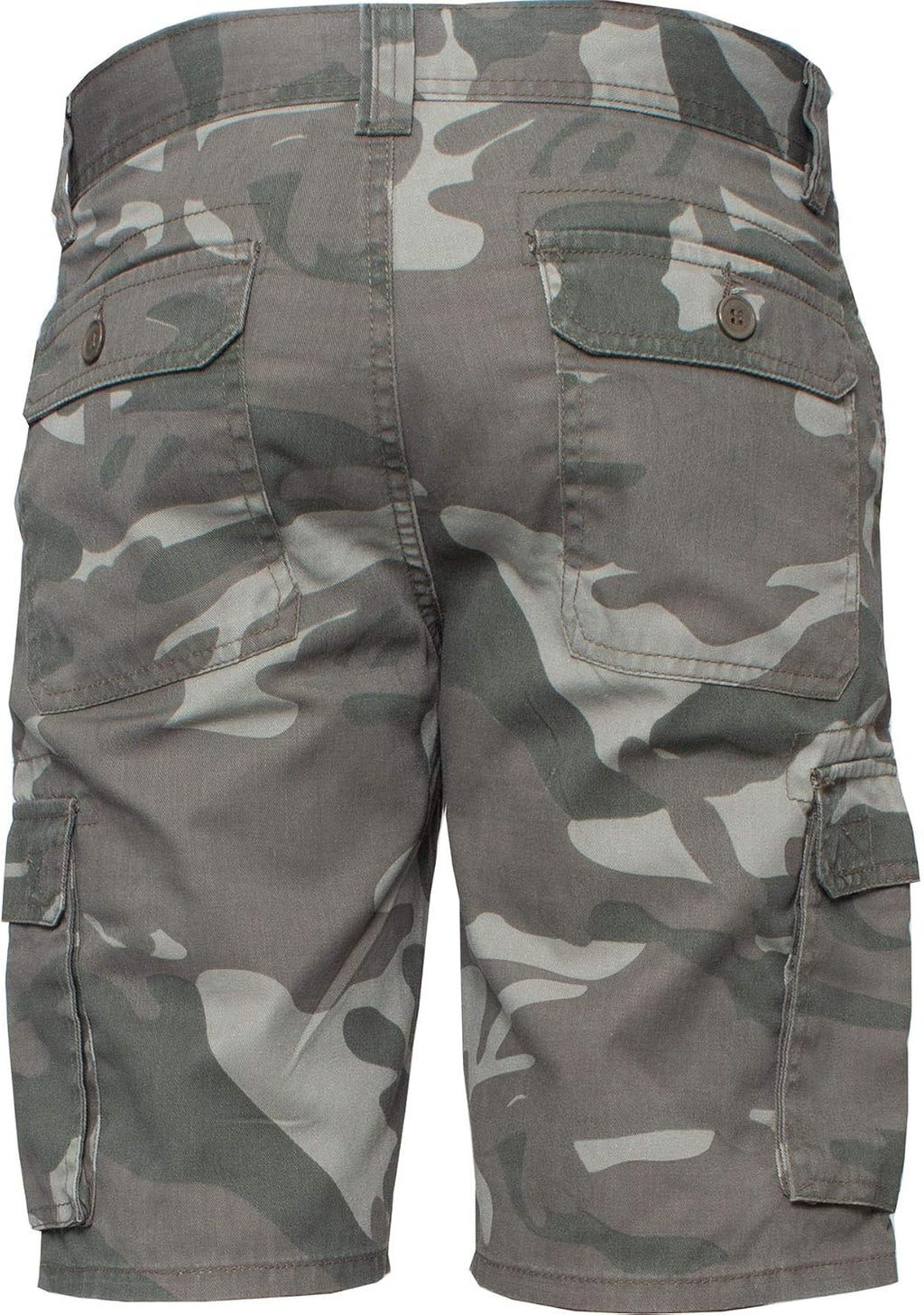 Enzo Jeans Mens Cargo Camo Shorts Summer Combat Camouflage Chino Half Pants